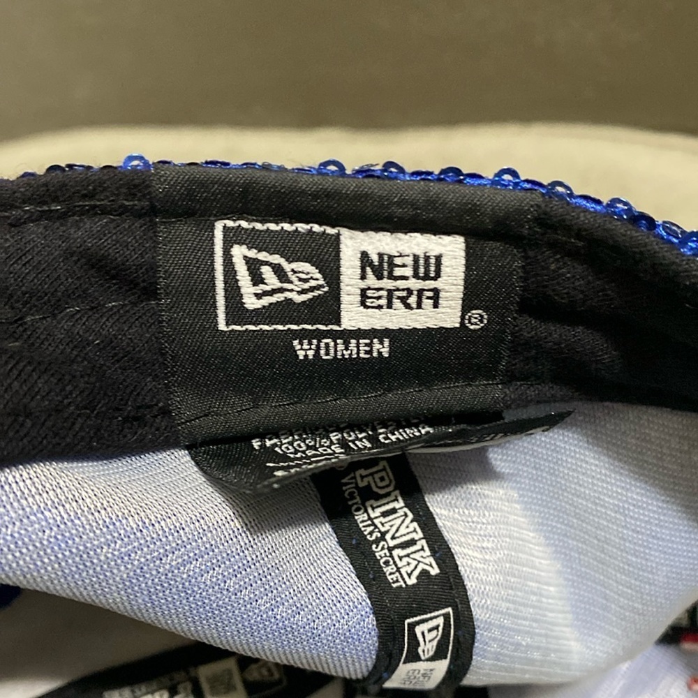 Victoria's Secret Pink Limited Edition NFL NEW YORK GIANTS NFL baller CAP HAT - Picture 13 of 15